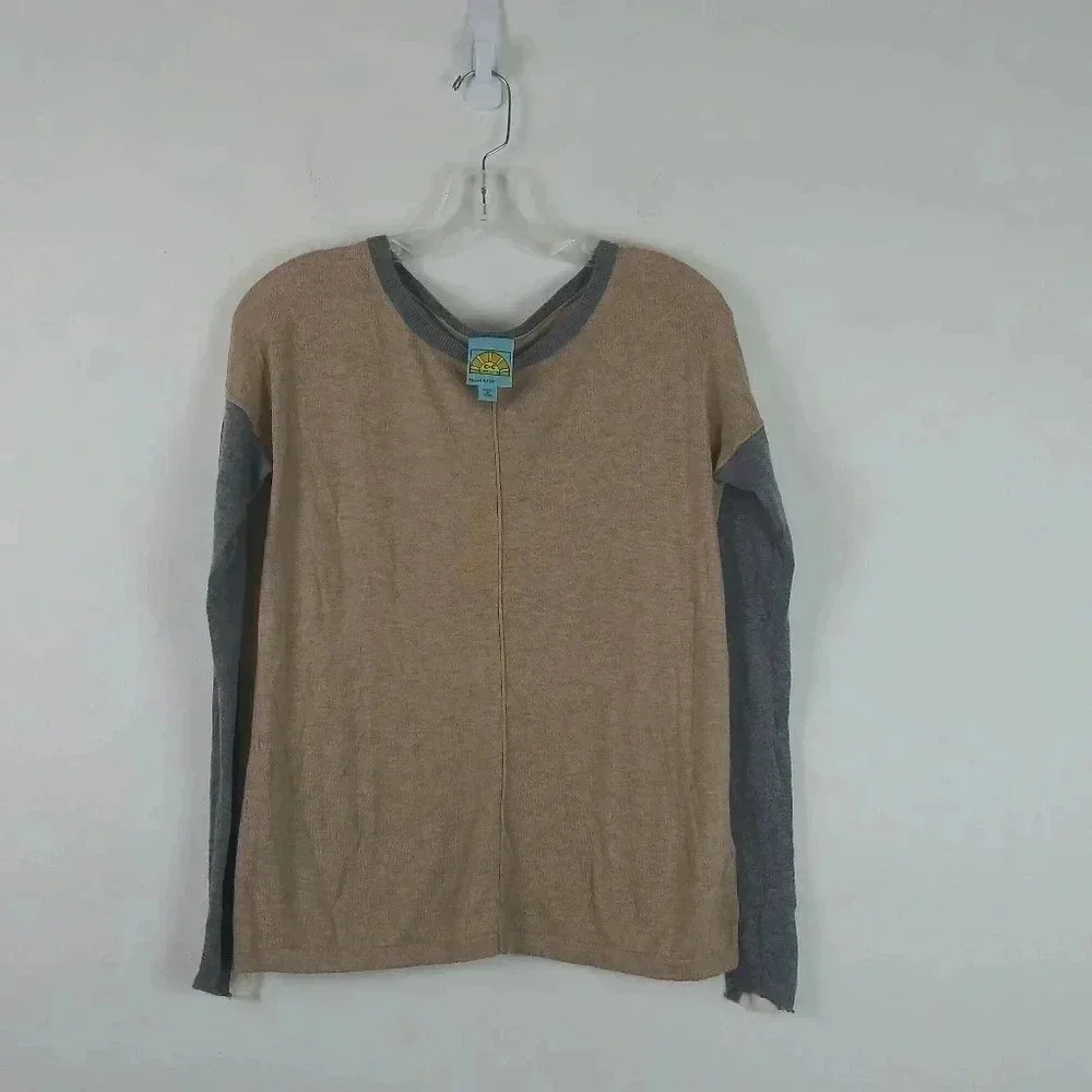C&C California🌺Cashmere Blend Color Block Sweater